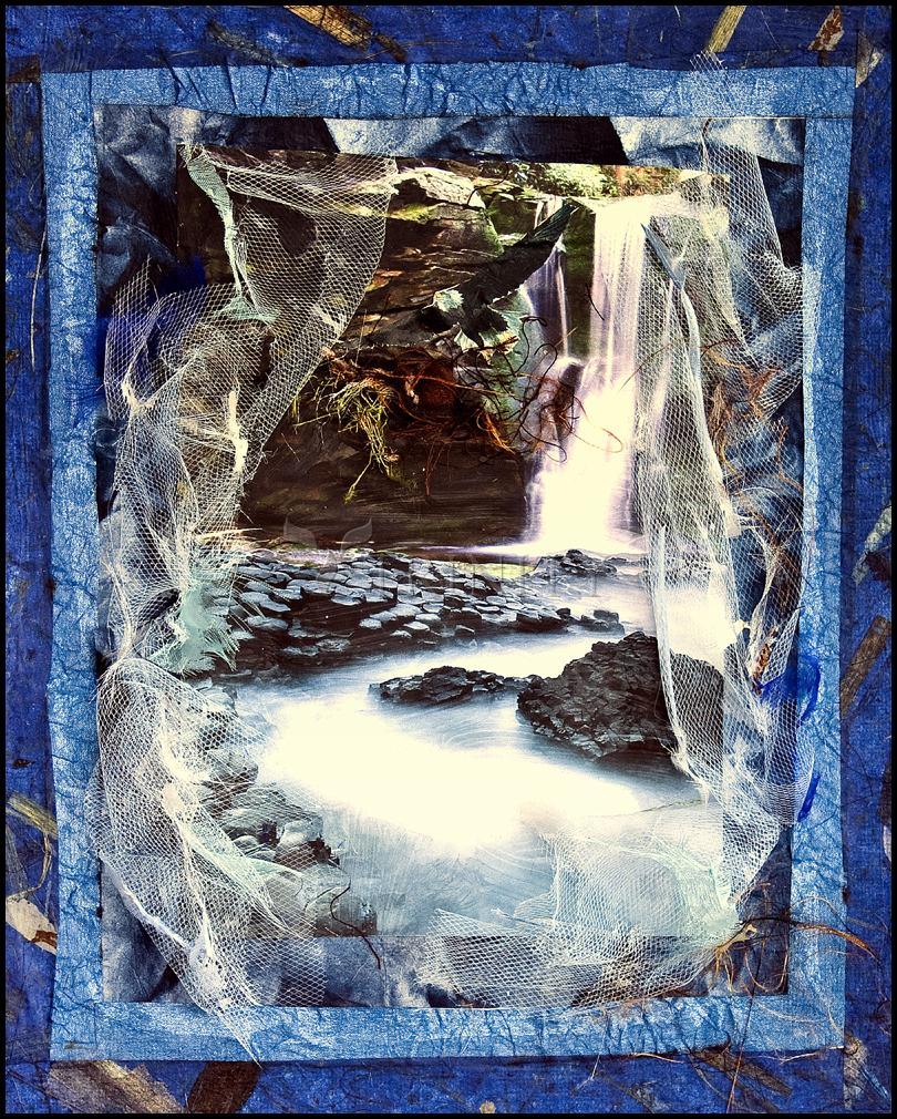 Wall Frame Gold, Matted - Eagles Rest Upon Air by Fr. Bob Gilroy, SJ - Trinity Stores