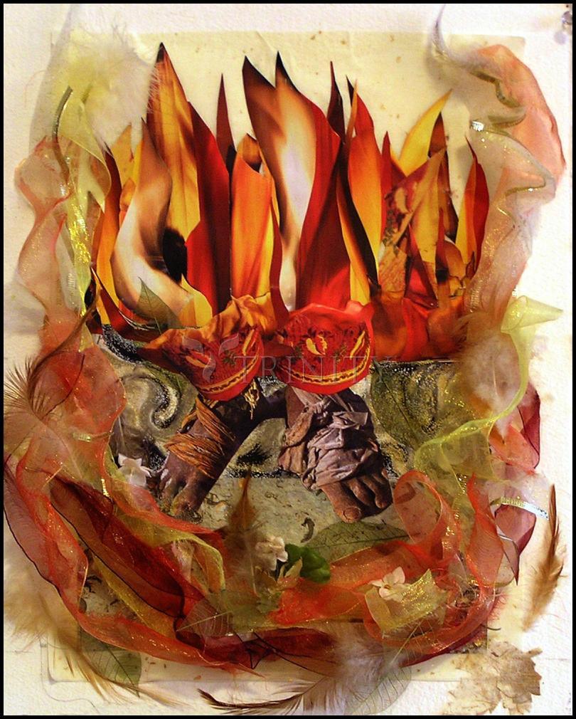 Wall Frame Black, Matted - Call of Moses by Fr. Bob Gilroy, SJ - Trinity Stores