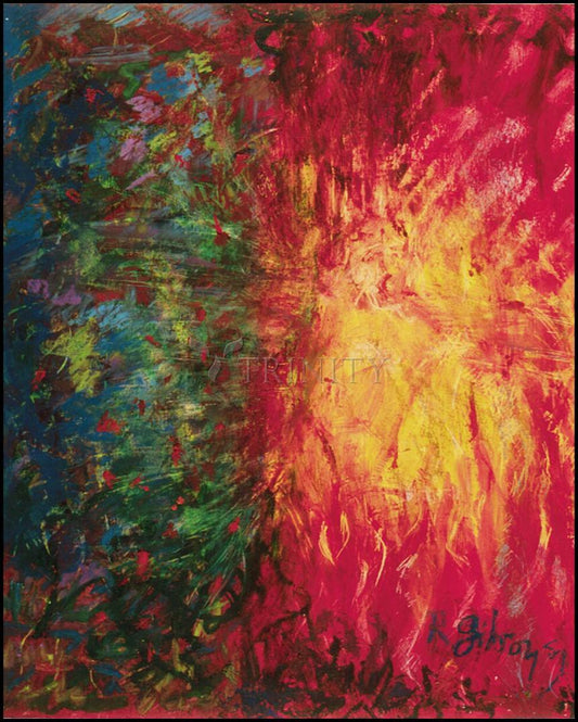 Acrylic Print - Crucifixion by Fr. Bob Gilroy, SJ - Trinity Stores