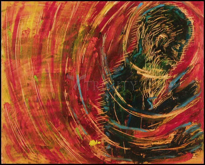 Wall Frame Gold, Matted - Call To Prayer by Fr. Bob Gilroy, SJ - Trinity Stores