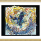 Wall Frame Gold, Matted - Eagle with Pipe Over Water by Fr. Bob Gilroy, SJ - Trinity Stores