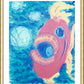 Wall Frame Gold, Matted - Fish Blowing Bubbles by Fr. Bob Gilroy, SJ - Trinity Stores