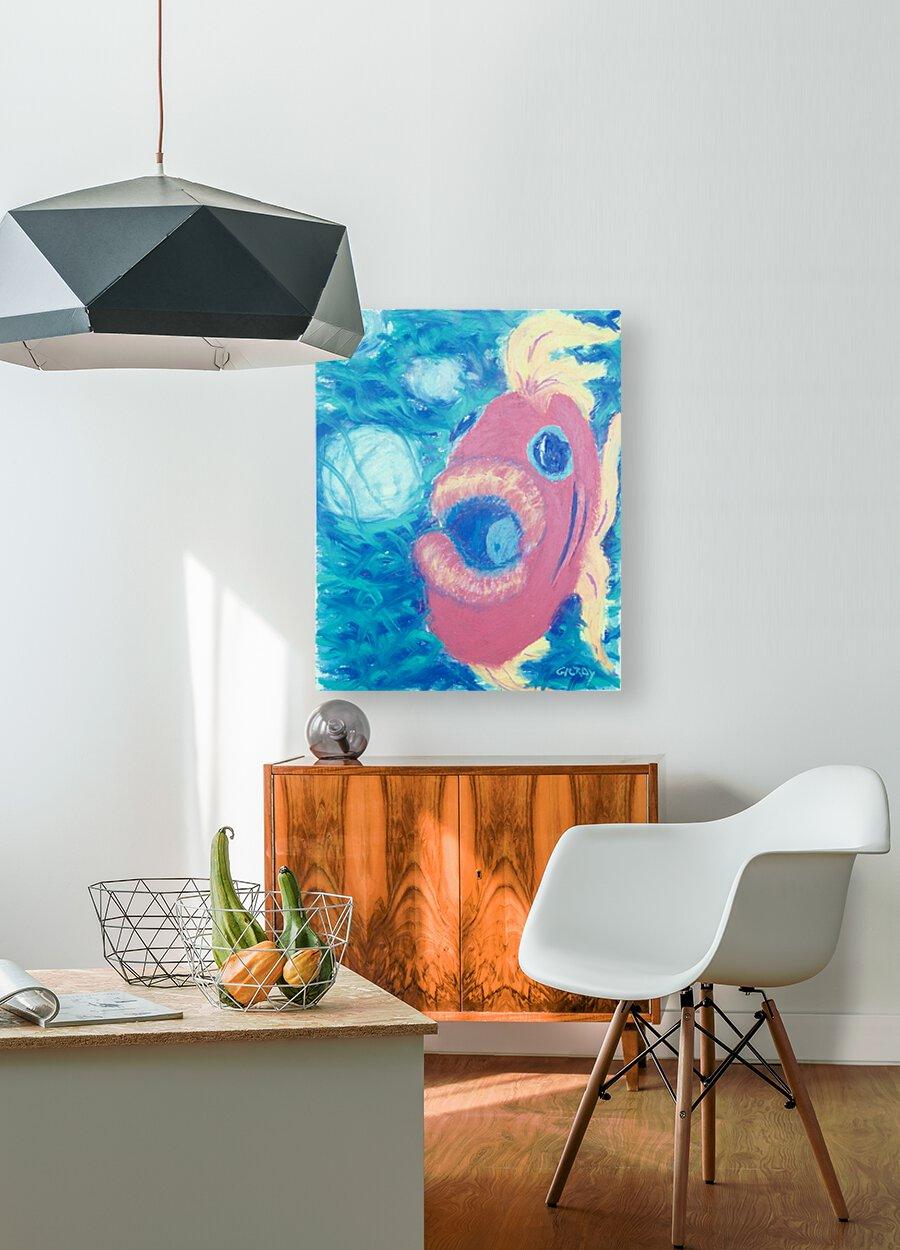Acrylic Print - Fish Blowing Bubbles by Fr. Bob Gilroy, SJ - Trinity Stores