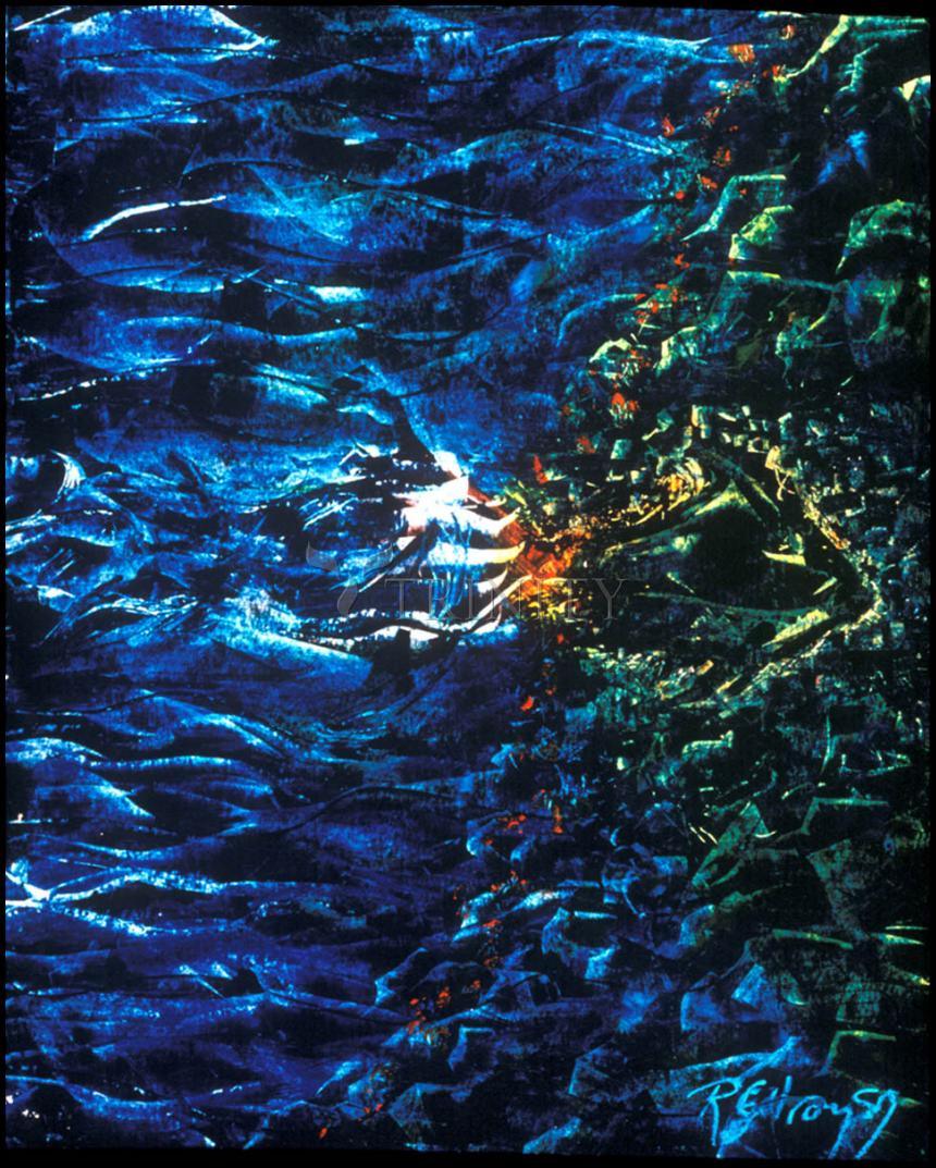 Canvas Print - Fish Fossil by Fr. Bob Gilroy, SJ - Trinity Stores