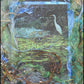 Wall Frame Espresso, Matted - Ibis in Lily Pond by Fr. Bob Gilroy, SJ - Trinity Stores