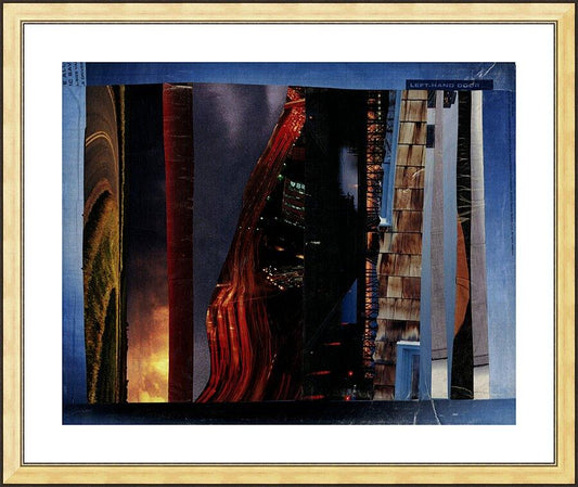 Wall Frame Gold, Matted - Night is Falling by Fr. Bob Gilroy, SJ - Trinity Stores