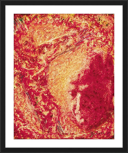 Wall Frame Black, Matted - Place Me With Your Son by Fr. Bob Gilroy, SJ - Trinity Stores