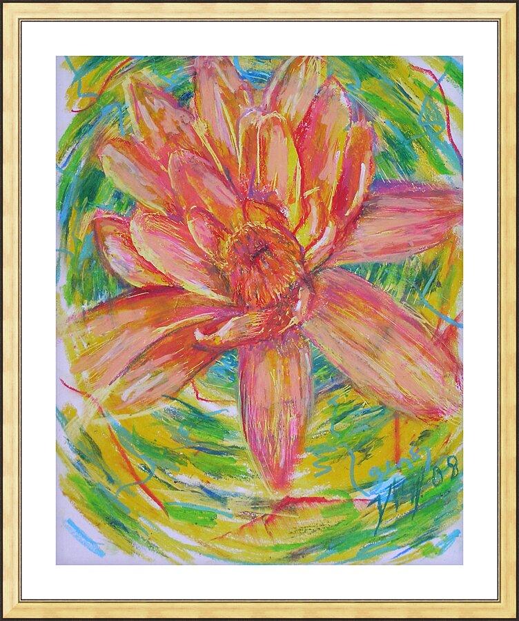 Wall Frame Gold, Matted - Resurrecting Monet by Fr. Bob Gilroy, SJ - Trinity Stores