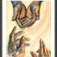Wall Frame Espresso, Matted - Take and Receive by Fr. Bob Gilroy, SJ - Trinity Stores