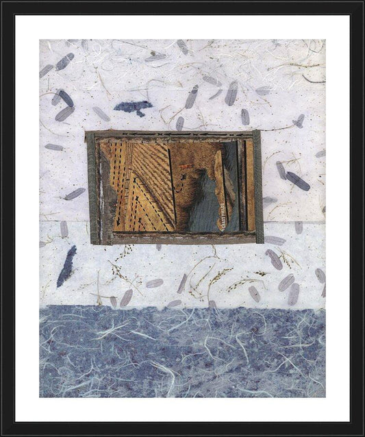 Wall Frame Black, Matted - Window Over Water by Fr. Bob Gilroy, SJ - Trinity Stores