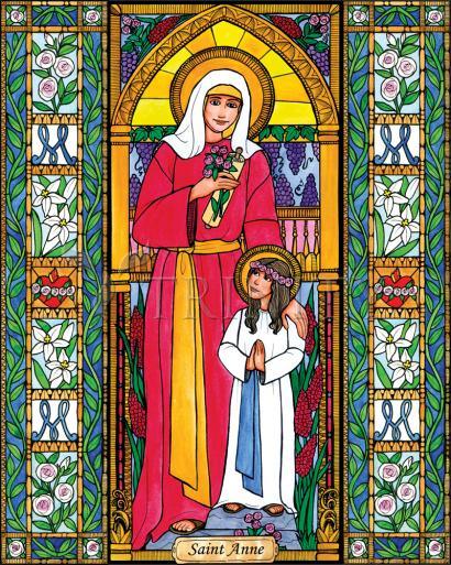 Wall Frame Black, Matted - St. Anne by Brenda Nippert - Trinity Stores