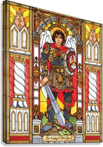 Canvas Print - St. Michael Archangel by B. Nippert