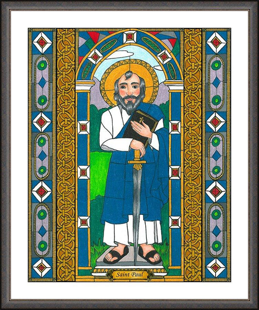 Wall Frame Espresso, Matted - St. Paul by Brenda Nippert - Trinity Stores