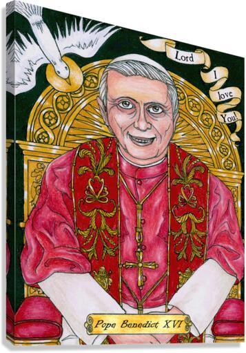 Canvas Print - Benedict XVI by Brenda Nippert - Trinity Stores