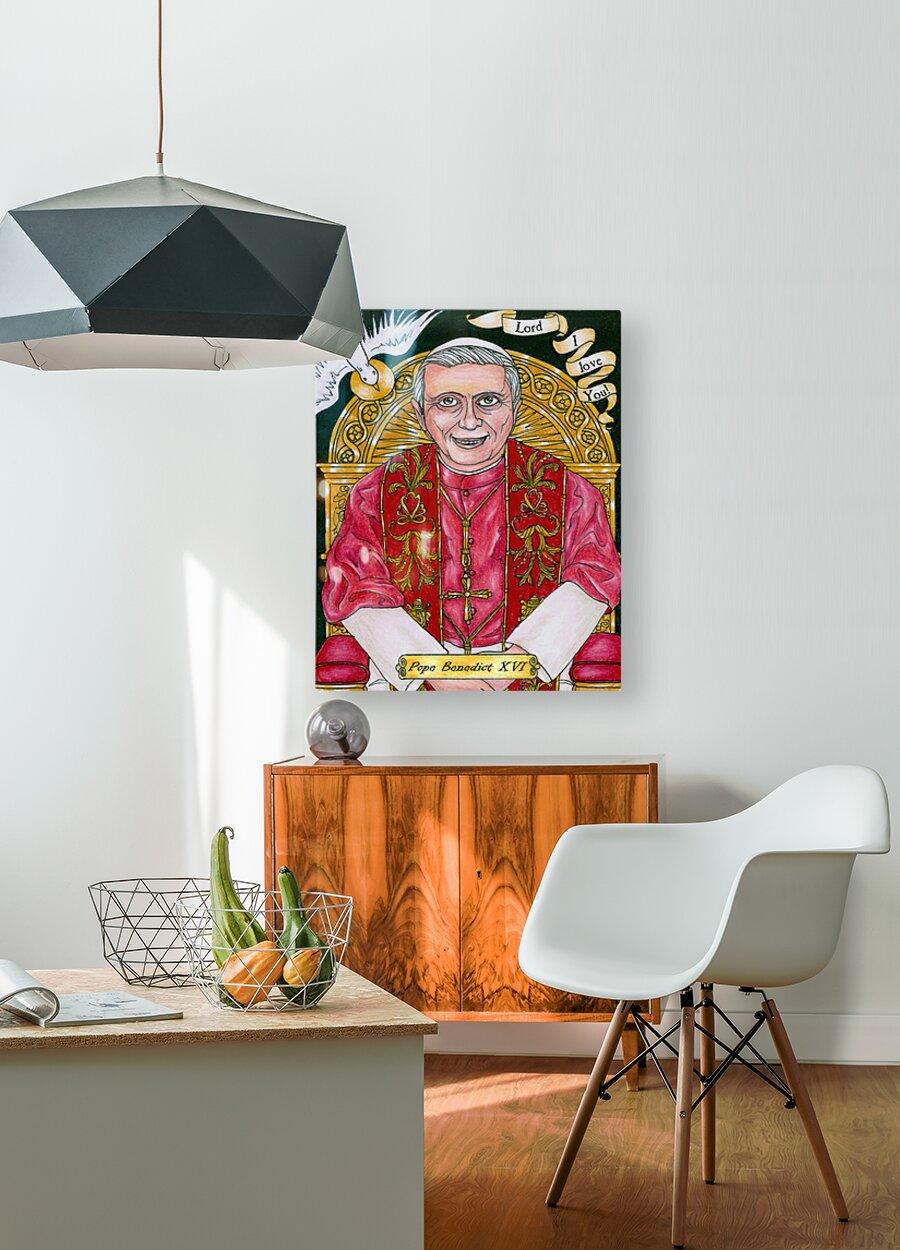 Metal Print - Benedict XVI by Brenda Nippert - Trinity Stores