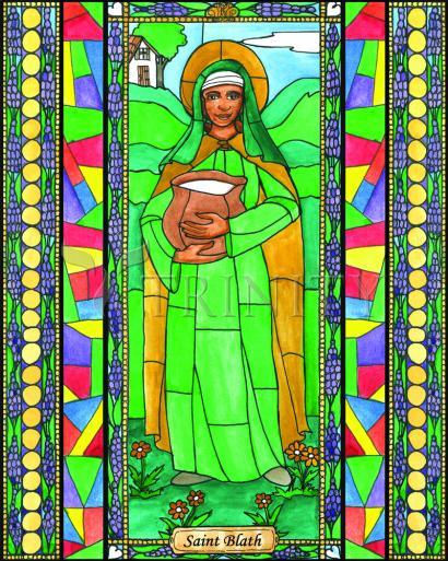 Metal Print - St. Blath by Brenda Nippert - Trinity Stores