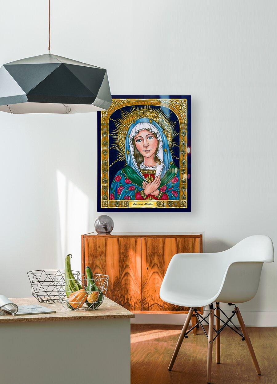 Metal Print - Blessed Mary Mother of God by Brenda Nippert - Trinity Stores