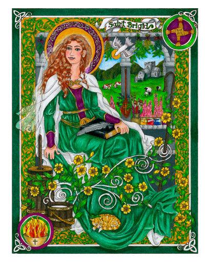 Acrylic Print - St. Brigid by Brenda Nippert - Trinity Stores