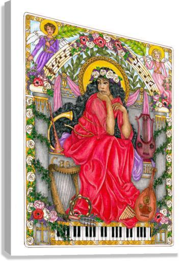 Canvas Print - St. Cecilia by Brenda Nippert - Trinity Stores