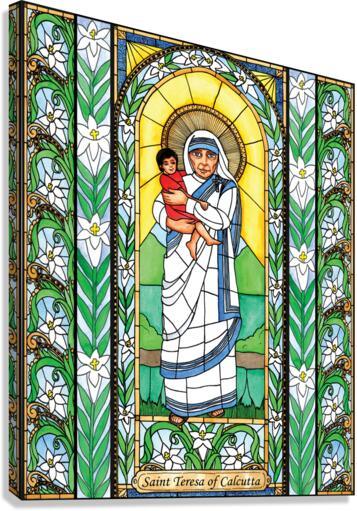 Canvas Print - St. Teresa of Calcutta by Brenda Nippert - Trinity Stores