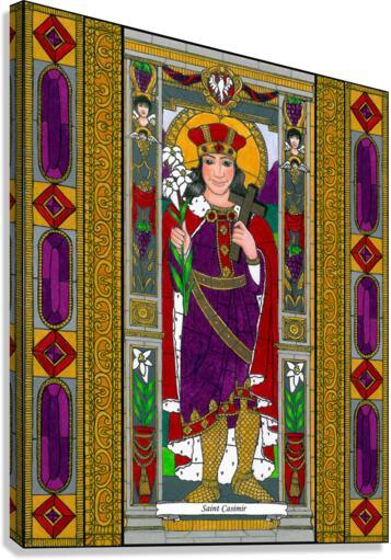 Canvas Print - St. Casimir by Brenda Nippert - Trinity Stores