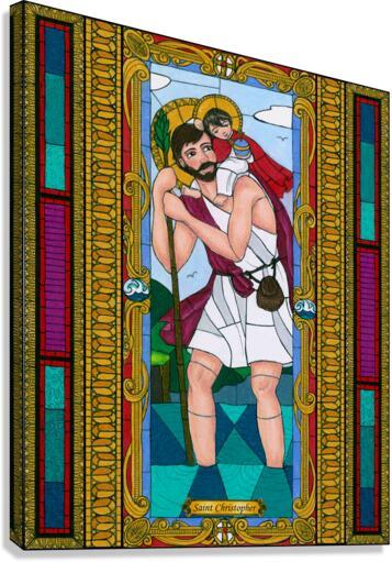 Canvas Print - St. Christopher by Brenda Nippert - Trinity Stores