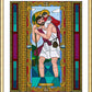 Wall Frame Gold, Matted - St. Christopher by B. Nippert