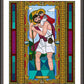 Wall Frame Espresso, Matted - St. Christopher by Brenda Nippert - Trinity Stores