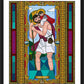 Wall Frame Black, Matted - St. Christopher by Brenda Nippert - Trinity Stores