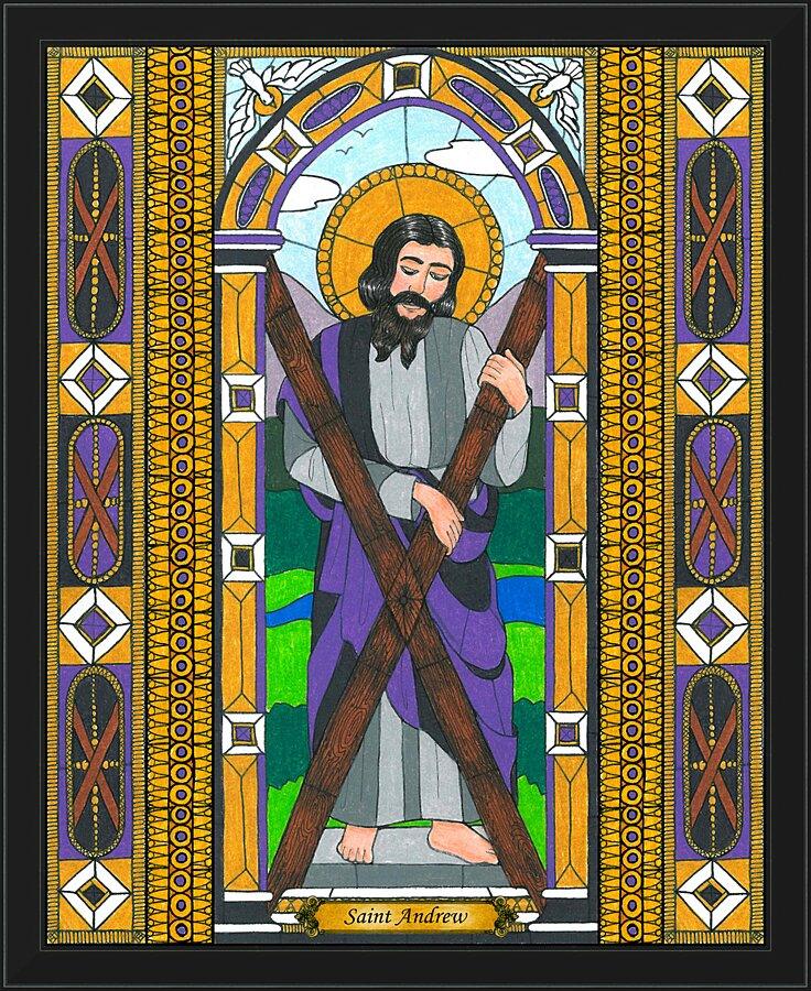 Wall Frame Black - St. Andrew by Brenda Nippert - Trinity Stores