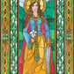Wall Frame Black, Matted - St. Dymphna by Brenda Nippert - Trinity Stores