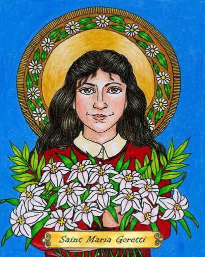 Acrylic Print - St. Maria Goretti by Brenda Nippert - Trinity Stores