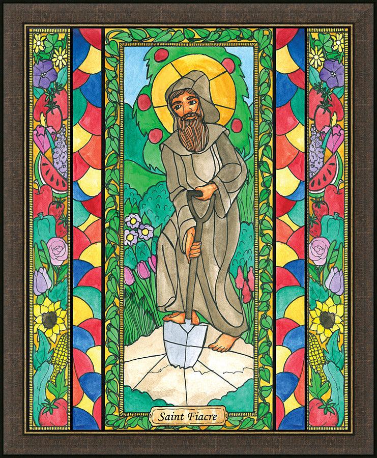 Wall Frame Espresso - St. Fiacre by Brenda Nippert - Trinity Stores