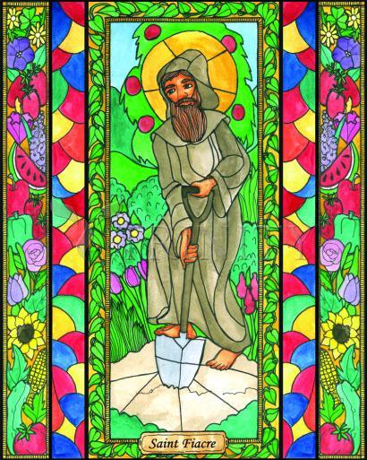 Canvas Print - St. Fiacre by Brenda Nippert - Trinity Stores