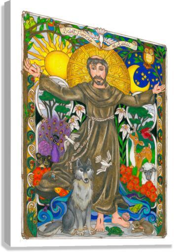 Canvas Print - St. Francis of Assisi by Brenda Nippert - Trinity Stores