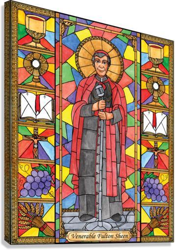 Canvas Print - Ven. Fulton Sheen by Brenda Nippert - Trinity Stores