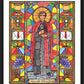Wall Frame Black, Matted - Ven. Fulton Sheen by Brenda Nippert - Trinity Stores