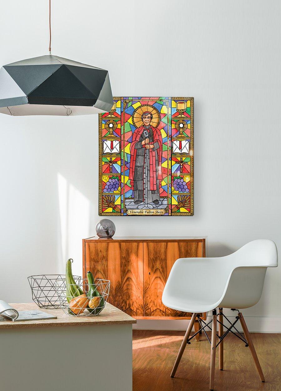 Metal Print - Ven. Fulton Sheen by Brenda Nippert - Trinity Stores