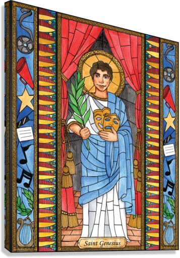 Canvas Print - St. Genesius by Brenda Nippert - Trinity Stores