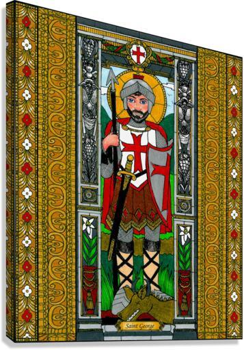 Canvas Print - St. George of Lydda by Brenda Nippert - Trinity Stores
