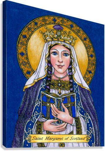 Canvas Print - St. Margaret of Scotland by Brenda Nippert - Trinity Stores
