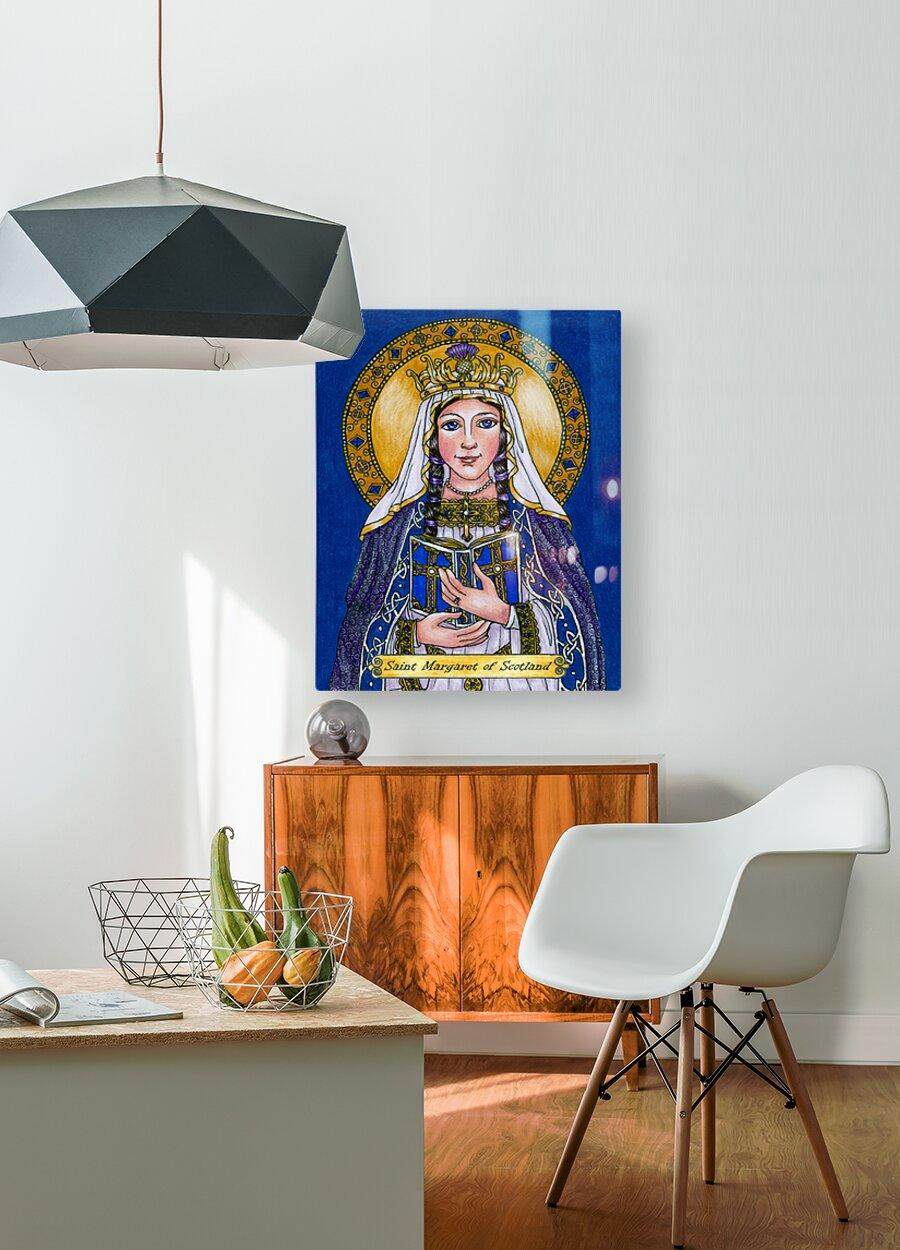 Metal Print - St. Margaret of Scotland by Brenda Nippert - Trinity Stores