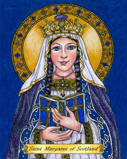 Canvas Print - St. Margaret of Scotland by Brenda Nippert - Trinity Stores