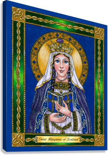 Canvas Print - St. Margaret of Scotland by Brenda Nippert - Trinity Stores