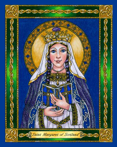 Metal Print - St. Margaret of Scotland by Brenda Nippert - Trinity Stores