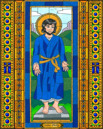 Wall Frame Espresso, Matted - St. Philip by Brenda Nippert - Trinity Stores