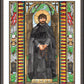 Wall Frame Espresso, Matted - St. Isaac Jogues by Brenda Nippert - Trinity Stores