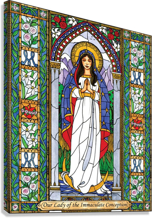 Canvas Print - Our Lady of the Immaculate Conception by Brenda Nippert - Trinity Stores
