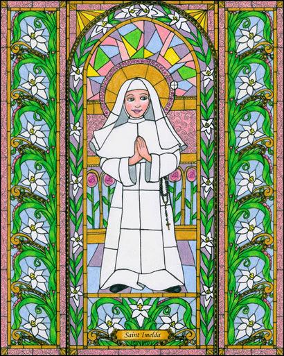 Metal Print - St. Imelda by Brenda Nippert - Trinity Stores