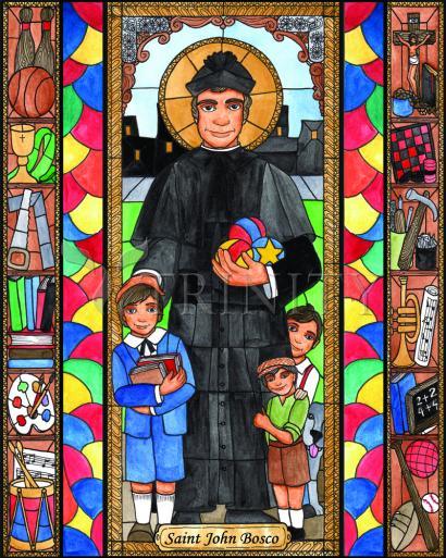 Acrylic Print - St. John Bosco by Brenda Nippert - Trinity Stores
